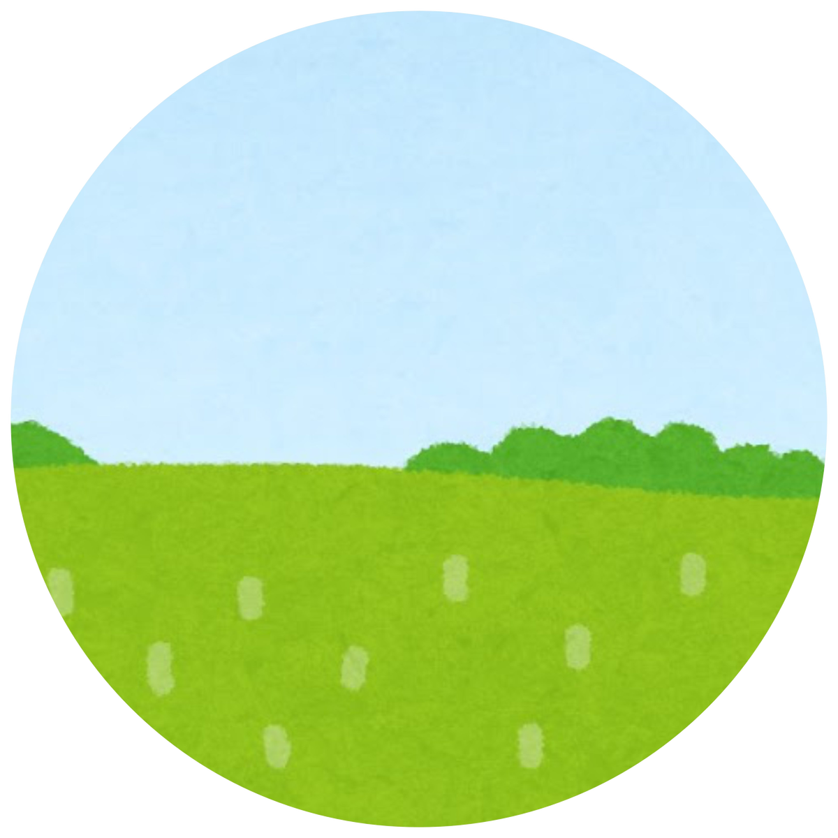 草原のイラスト