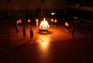 キャンドルのつどいの様子