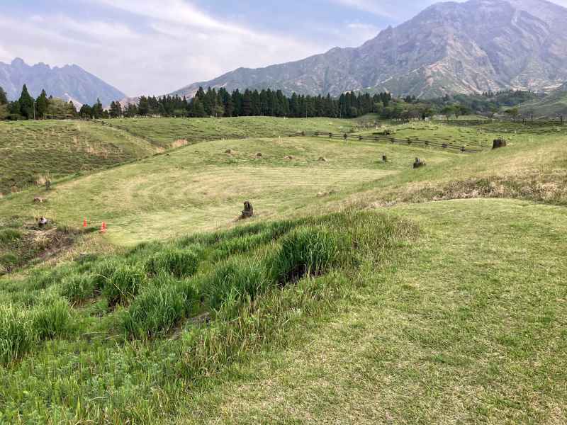 草原トレッキング様子