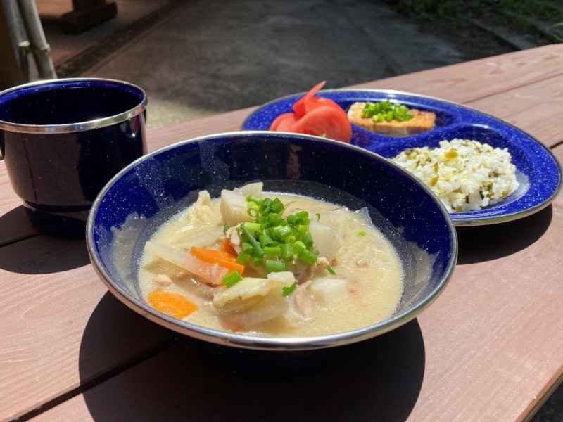 阿蘇高菜めし・だご汁体験