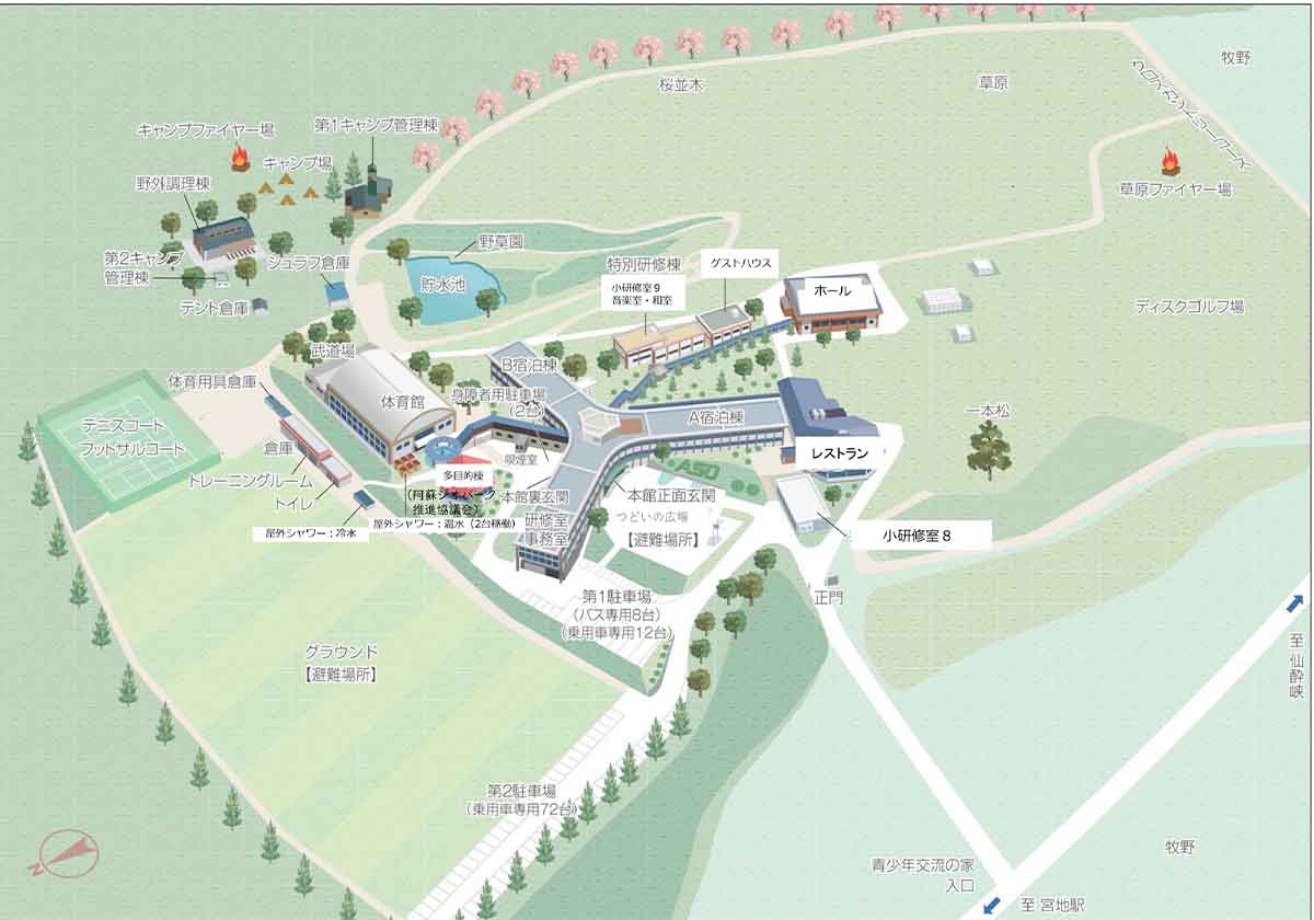 施設全体マップ写真